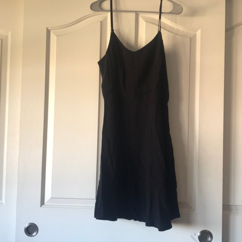 NWT Black Smocked Back Loft Dress
